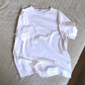 Ninety Percent white organic cotton Lena t-shirt Medium